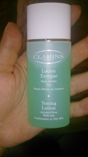 Clarins toning lotion
